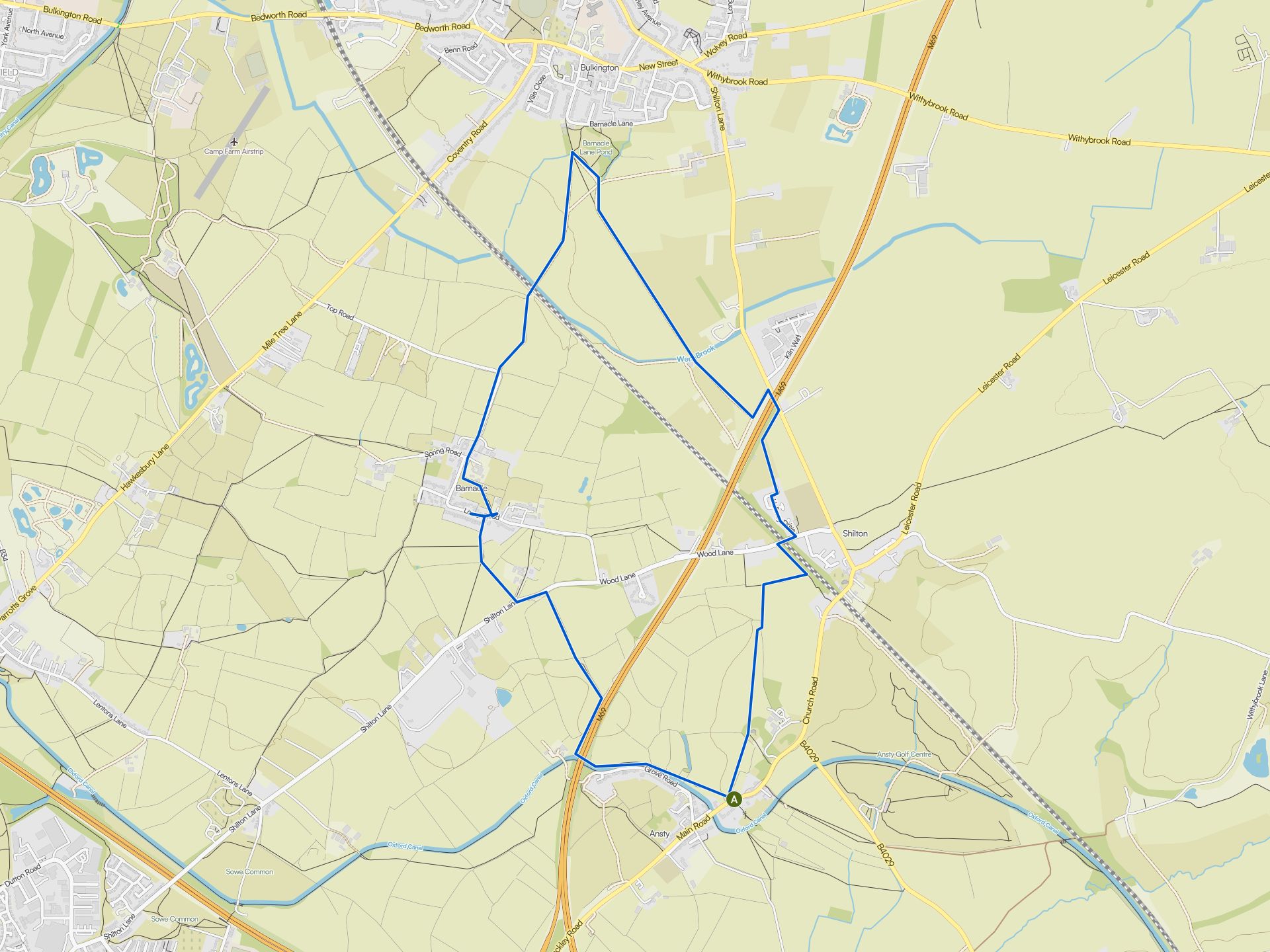 The best walks and hikes around Ansty | Komoot
